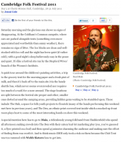 Cambridge Folk Festival 2011 - OMH review