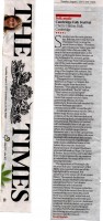 Cambridge Folk Festival 2011 - Review in The Times